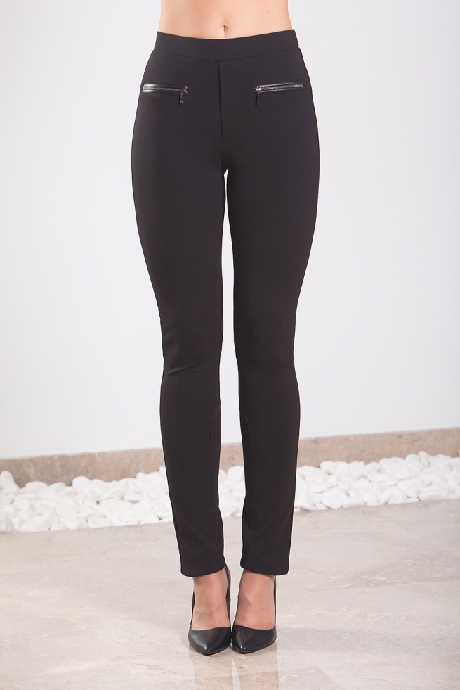 Slim Milano Noir Femme Pantalon Sportchic TonyBleu D'azur oreCxdBW