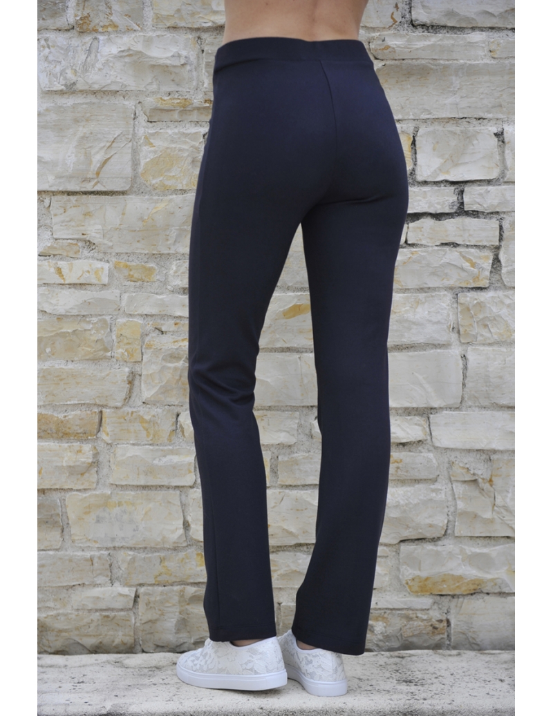 Pantalon Sport Chic Navy Mode Hiver Femme Miami L Bleu Dazur