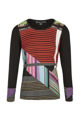TSHIRT A RAYURES EN JERSEY STRECH MODE HVER FEMME PALOMA