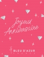 CARTE CADEAU JOYEUX ANNIVERSAIRE