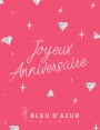 CARTE CADEAU JOYEUX ANNIVERSAIRE