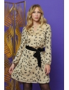 ROBE CALICO NUDE LUREX