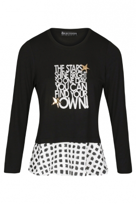 TSHIRT HARLOW NOIR & BLANC