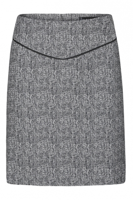 JUPE FLIRT GRIS CHINÉ