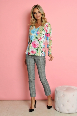 TSHIRT FEMME MOTIF ROSES NISA