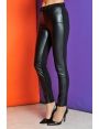PANTALON FEMME SIMILI CUIR MILANO MADDOX NOIR BLEU D'AZUR