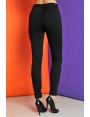 PANTALON FEMME SIMILI CUIR MILANO MADDOX NOIR BLEU D'AZUR