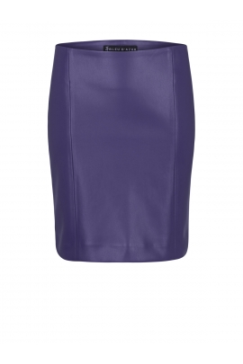 JUPE SIMILI CUIR MAUVE DAYTONA BLEU D'AZUR