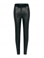 PANTALON FEMME SIMILI CUIR MILANO MADDOX NOIR BLEU D'AZUR