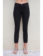JEANS NOIR 7/8 TAILLE HAUTE COTON STRETCH DAHLIA