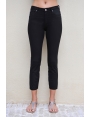 JEANS NOIR 7/8 TAILLE HAUTE COTON STRETCH DAHLIA