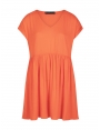 ROBE AMPLE CREPON VISCOSE CORAIL CARWEN