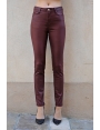 Pantalon bordeaux enduit femme Fergus BLEU D'AZUR