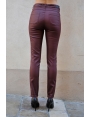 Pantalon bordeaux enduit femme Fergus BLEU D'AZUR