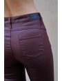 Pantalon bordeaux enduit femme Fergus BLEU D'AZUR