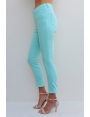 JEANS COTON STRETCH 7/8 FEMME RUSSELL BLEU CIEL BLEU D'AZUR