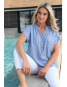 BLOUSE CAY BLU DAY