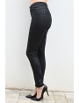 Pantalon hiver femme slim confort noir léopard Nikita BLEU D'AZUR