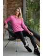Pantalon hiver femme slim confort noir léopard Nikita BLEU D'AZUR