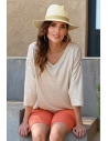 T-SHIRT MINAUR SABLE