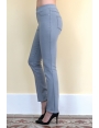Pantalon jeans hiver pour femme stretch, ceinture élastique Neiva BLEU D'AZUR