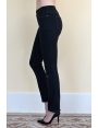 Pantalon jean noir femme hiver coton stretch confortable Neiva BLEU D'AZUR